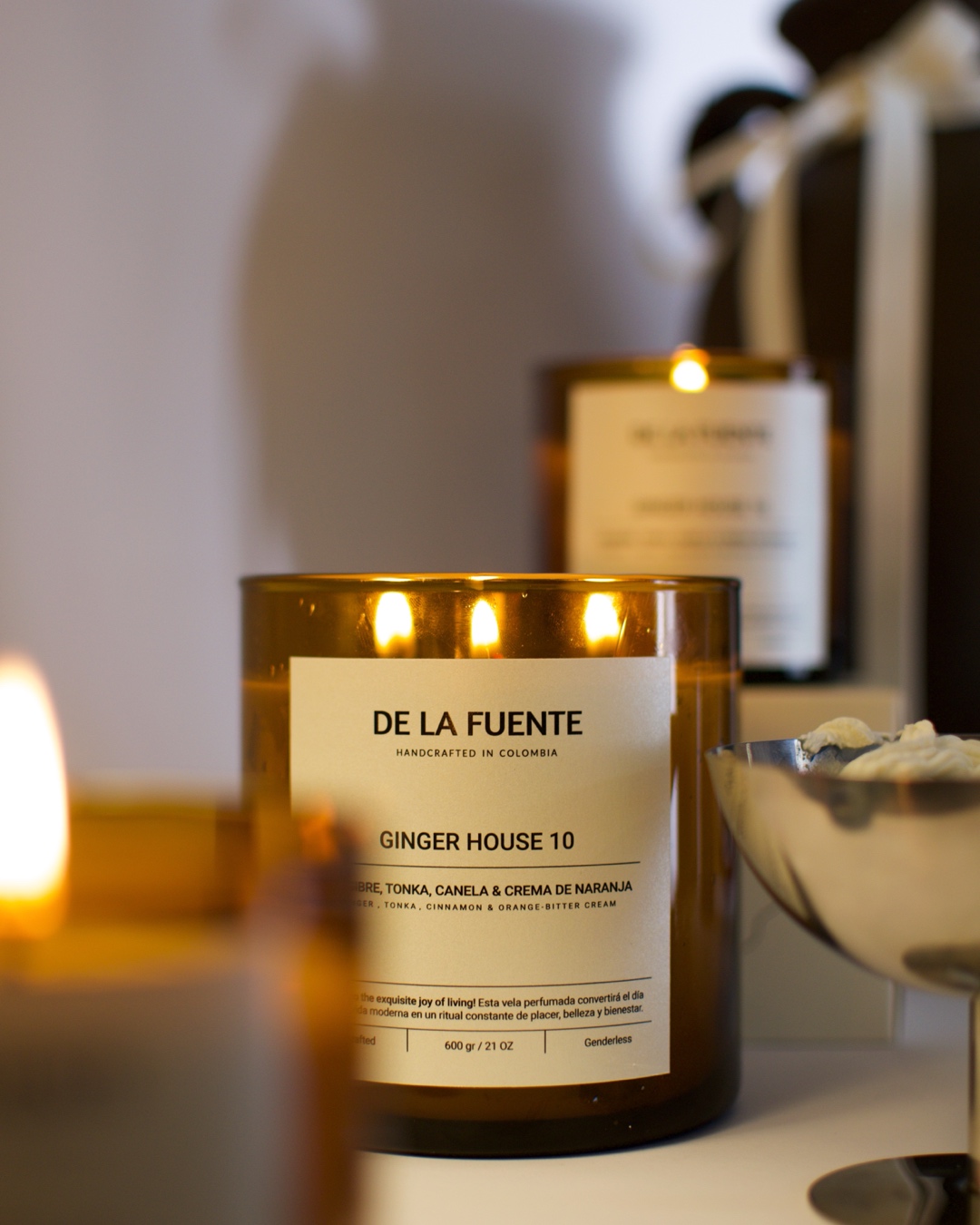 GINGER HOUSE 10 - Big DLF Candle. - Imagen 2